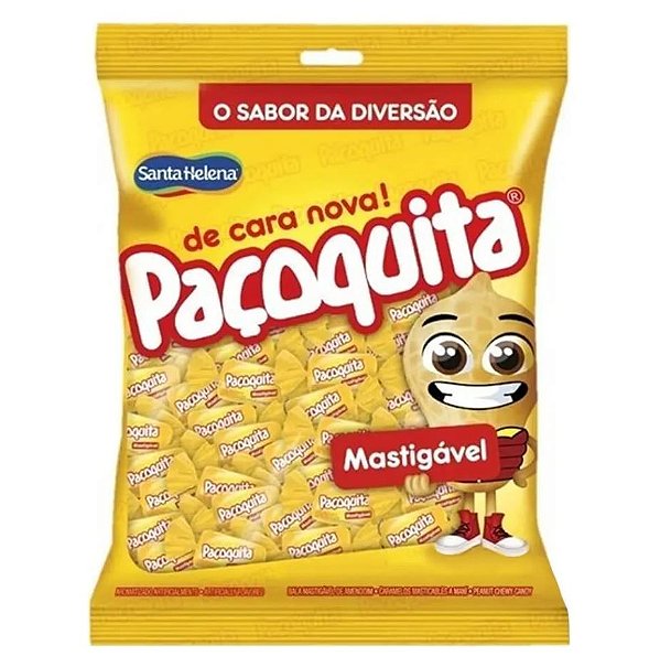 Bala Mastigável Paçoquita 600g Santa Helena