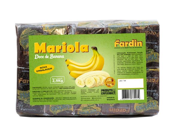 Mariola Fardin 2,9kg Pacote com 50un de 58g