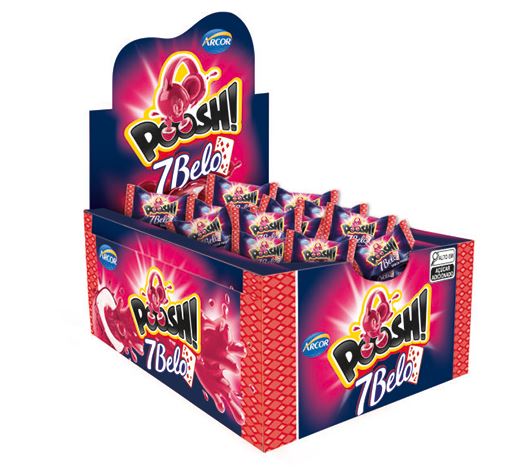 Chiclete Poosh Jelly 7Belo Arcor 200g
