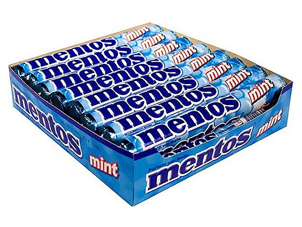 Mentos Mint 37,5g Display c/16un 600g