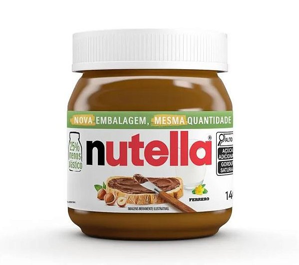 Nutella 140g Creme de Avelã