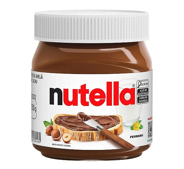 Nutella 350g Creme de Avelã