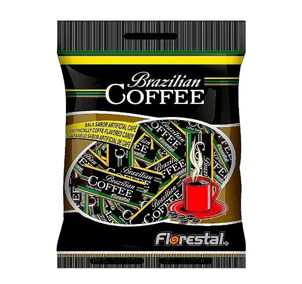Balinha Dura de Café Brazilian Coffee 50g Florestal