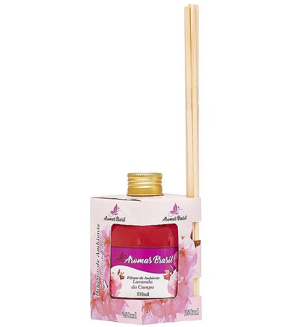 Difusor Lavanda do Campo Aromas Brasil 250ml Amazônia