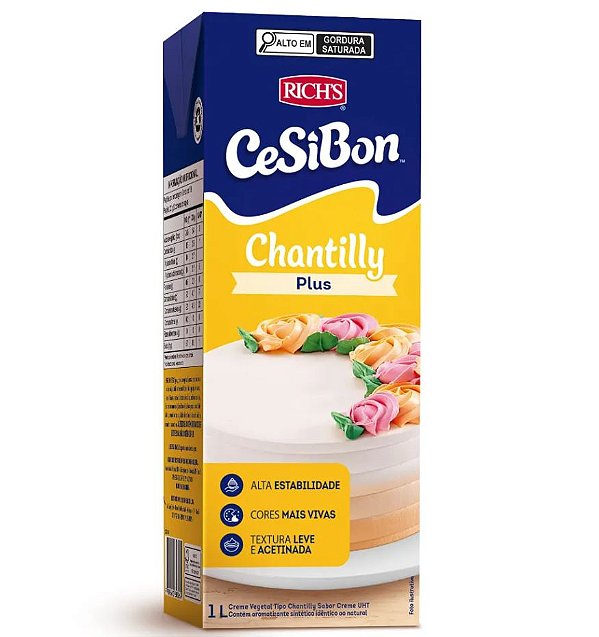 Creme Chantilly Cesibon Plus 1L Rich's