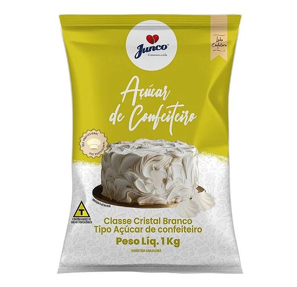 Açúcar de Confeiteiro 1kg Junco