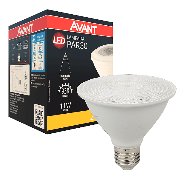 Lâmpada PAR30 Avant 38Ø E27 2700K 11W
