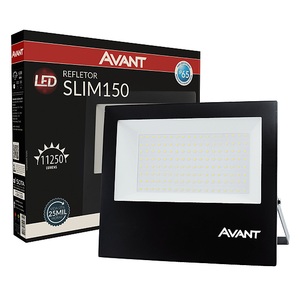 Refletor Slim Avant IP65 6500K 150W 17x22cm