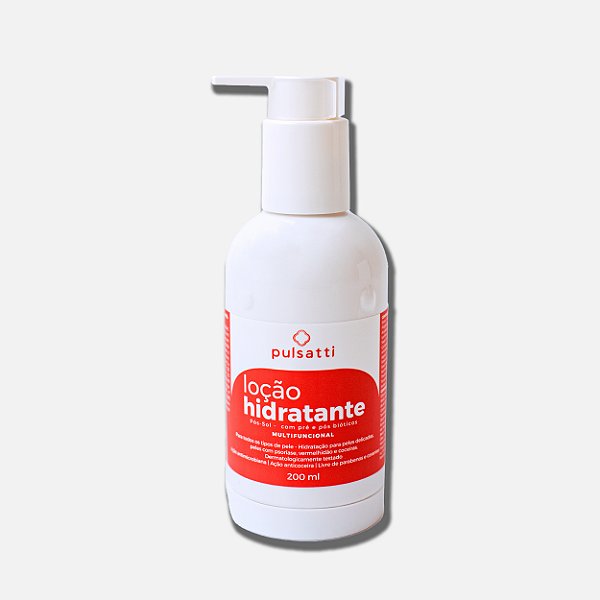 Loção Hidratante Corporal Pós-Sol Pulsatti 200ml