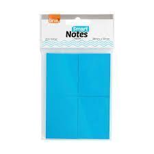 Bloco Smart Notes 38X51Mm Azul Neon 50F 4 Blocos Brw