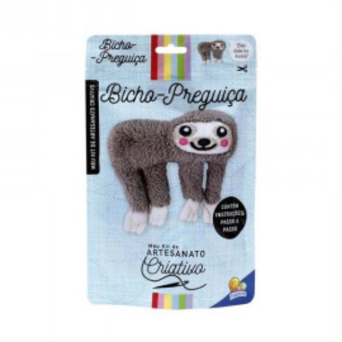 Livro - Kit de Artesanato Criativo Bicho-Preguica Todo Livro