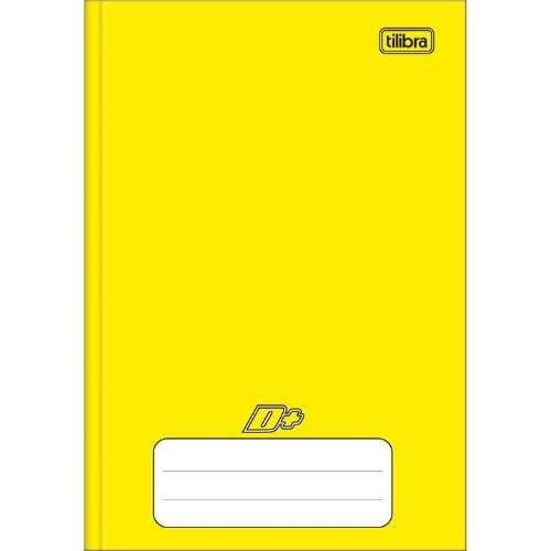 Caderno Brochurao Capa Dura 1/4 D+ Amarelo 96 Folhas Tilibra