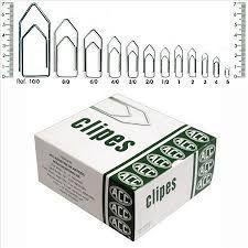 Clips para Papel N 3/0 C/500 Gramas Poly Office