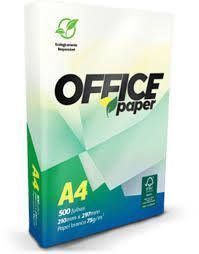 Resma Papel A4 75Gr 500 Folhas Branco Office Paper