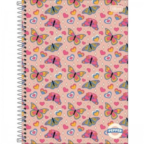 Caderno Univ Cd 1Mat Pepper Fem 80F Tilibra