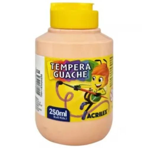 Tinta Guache 250 Ml Amarelo Pessego Cod 538 Acrilex