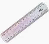 Regua 15Cm New Line Holografica Glitter Maxcril