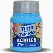 Tinta Para Tecido 37Ml  Azul Celeste Acrilex
