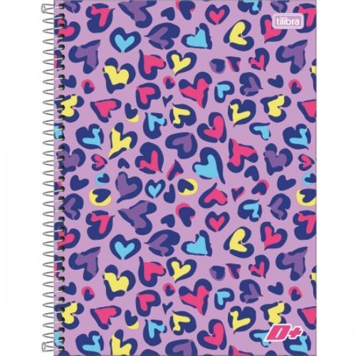 Caderno Univ Capa Dura 12 Materias D+ Mais Feminino Tilibra
