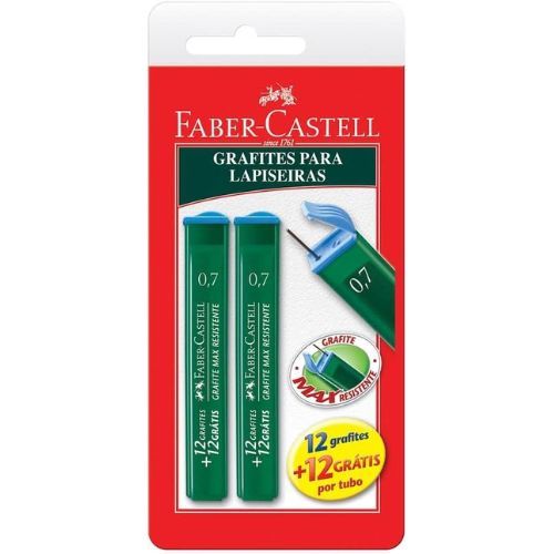 Grafite 0.7 2B com 24 Unidades Faber Castell