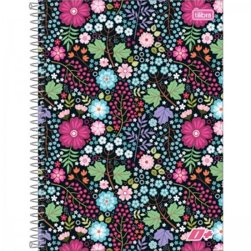 Caderno Univ Capa Dura 20 Materias D+ Mais Feminino Tilibra