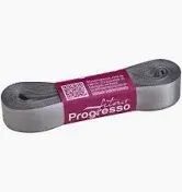 Fita Cetim N03 15mmX10mt Cinza Kit