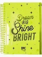 Caderno Univ 10 Materias Bubble Amarelo 160f Dac