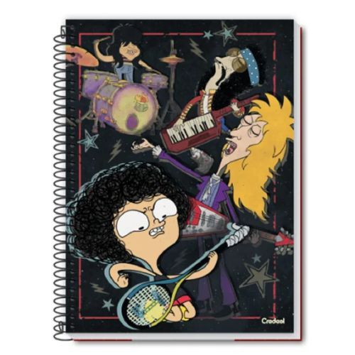 Caderno Univ Capa Dura 1 Materia Irmao Do Jorel 80 Folhas Credeal