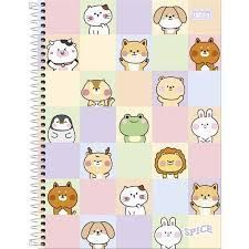 Caderno Univ Capa Dura 10 Materias Bichinhos 160fls Tilibra