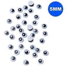 Olho Movel para Boneco N 5 com 100 Unidades