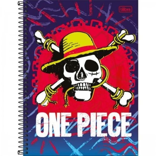 Caderno Univ Capa Dura 1 Materia One Piece Netflix 80f Tilibra