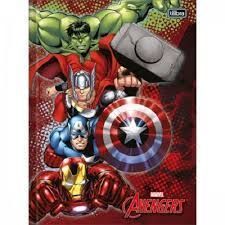 Caderno Univ Capa Dura 10 Materias Avengers Infinity War 160f Tilibra
