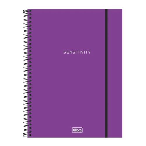 Caderno Univ Cpp 1 Materia Neon Roxo 80 Folhas Tilibra