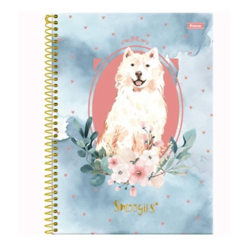 Caderno Univ Capa Dura 10 Materias Smoogies Foroni