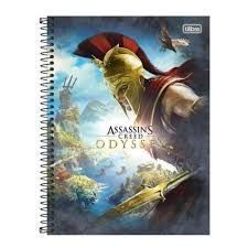 Caderno Univ Capa Dura 10 Materias Assassins Creed 160f Tilibra