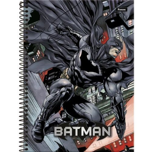 Caderno Univ Capa Dura 1 Materia Batman Foroni
