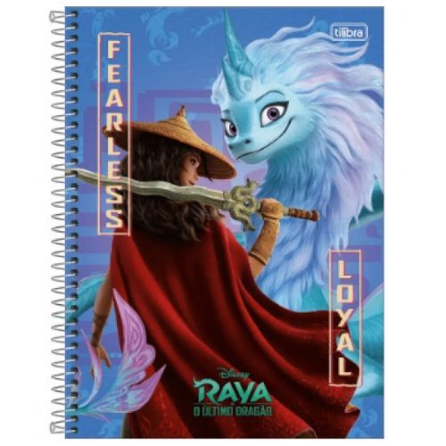 Caderno Univ Capa Dura 1 Materia Raya  80f Tilibra