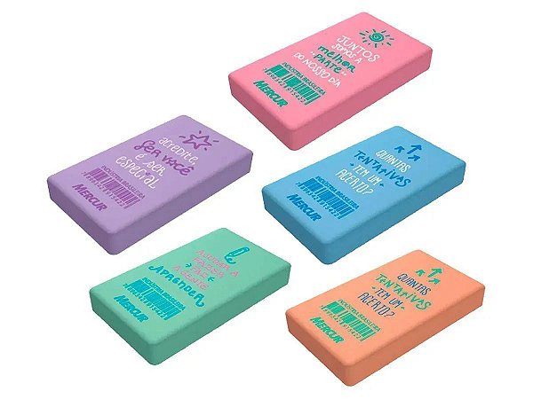 Borracha Natural Retangular Color Mercur