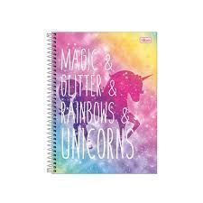 Caderno Univ Capa Dura 10 Materias Blink 160f Tilibra