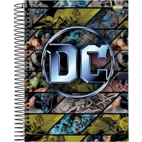 Caderno Univ Capa Dura 10 Materias Dc Comics Jandaia