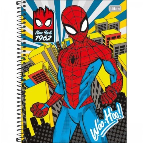 Caderno Univ Capa Dura 1 Materia Spider Ffh 80f Tilibra