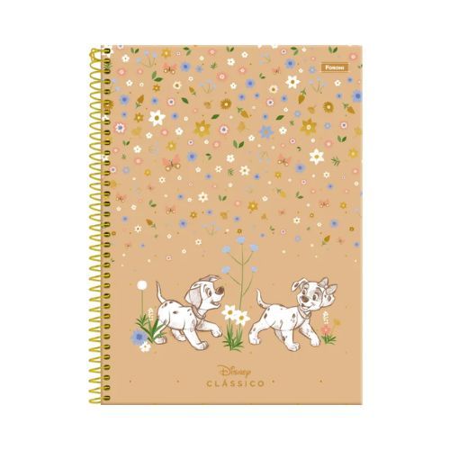 Caderno Univ Capa Dura 10 Materias Disney Classicos Foroni