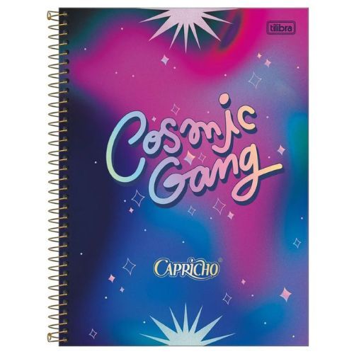 Caderno Univ Capa Dura 10 Materias Capricho 160f Tilibra
