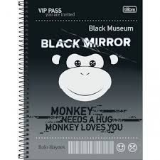Caderno Univ Capa Dura 10 Materias Black Mirror 160f Tilibra