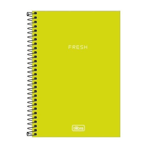 Caderno Univ Cpp 1Materia Neon Amarelo 80F Tilibra