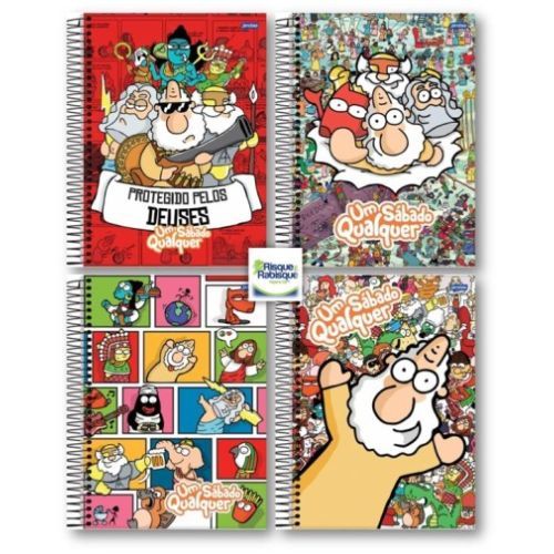 Caderno Univ Capa Dura 1 Materia Um Sabado Qualquer 96f Jandaia