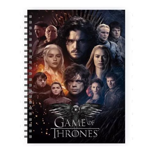 Caderno Univ Capa Dura10 Materias Game Of Thrones 160f Tilibra