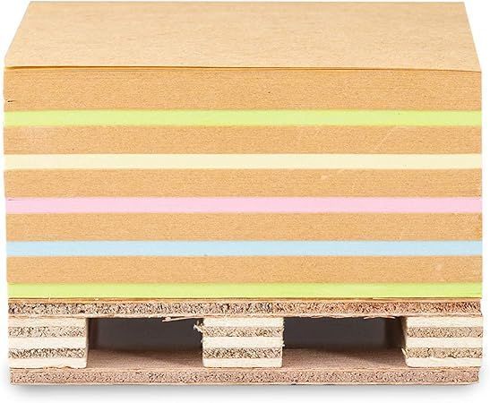 Bloco Adesivo Cubo Kraft 76mm x 76mm 400 Folhas MaxPint