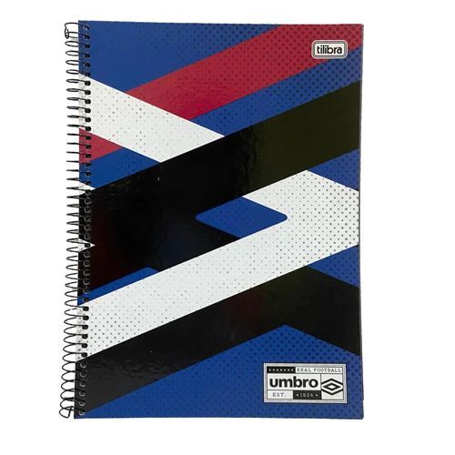 Caderno Univ Capa Dura 1 Materia Umbro Tilibra