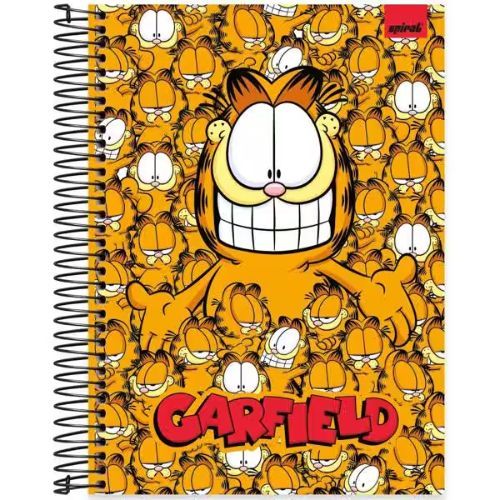 Caderno Univ Capa Dura 10 Materias Garfield 160f Tilibra
